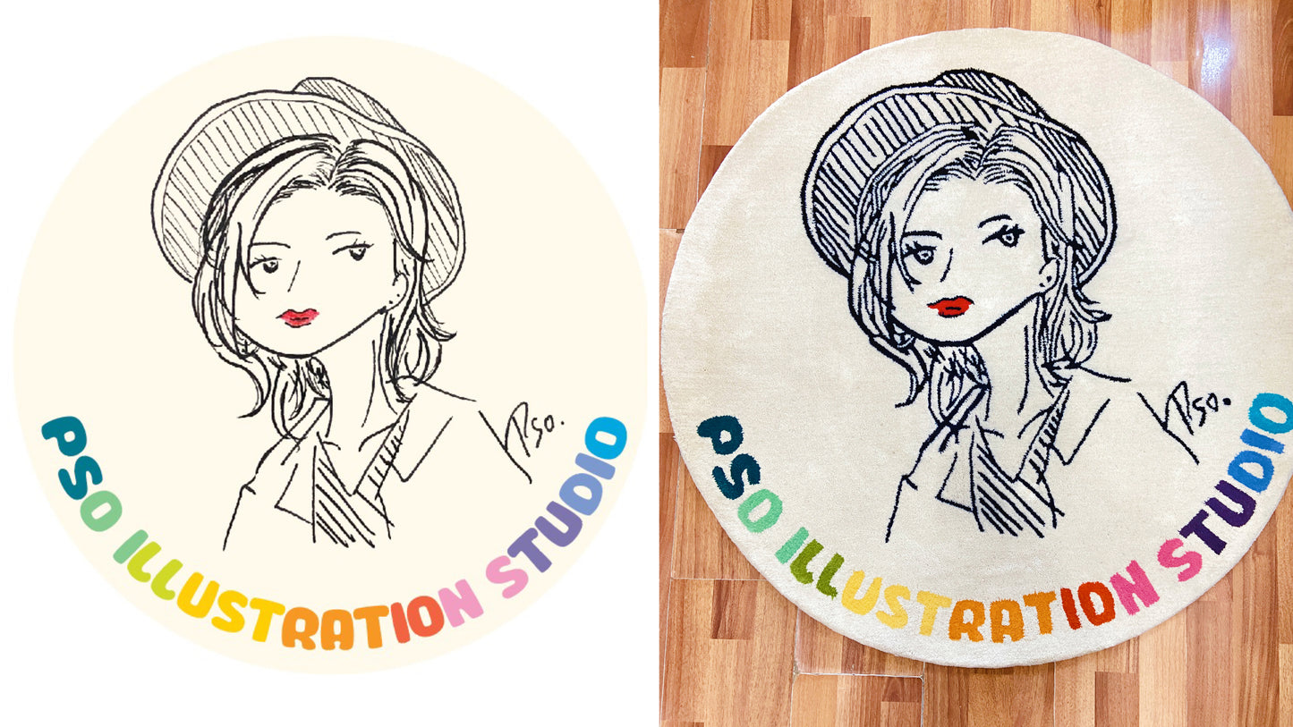 Custom Tufted Rugs | Any Designs, Anime, Images, Logos (Send us your design)