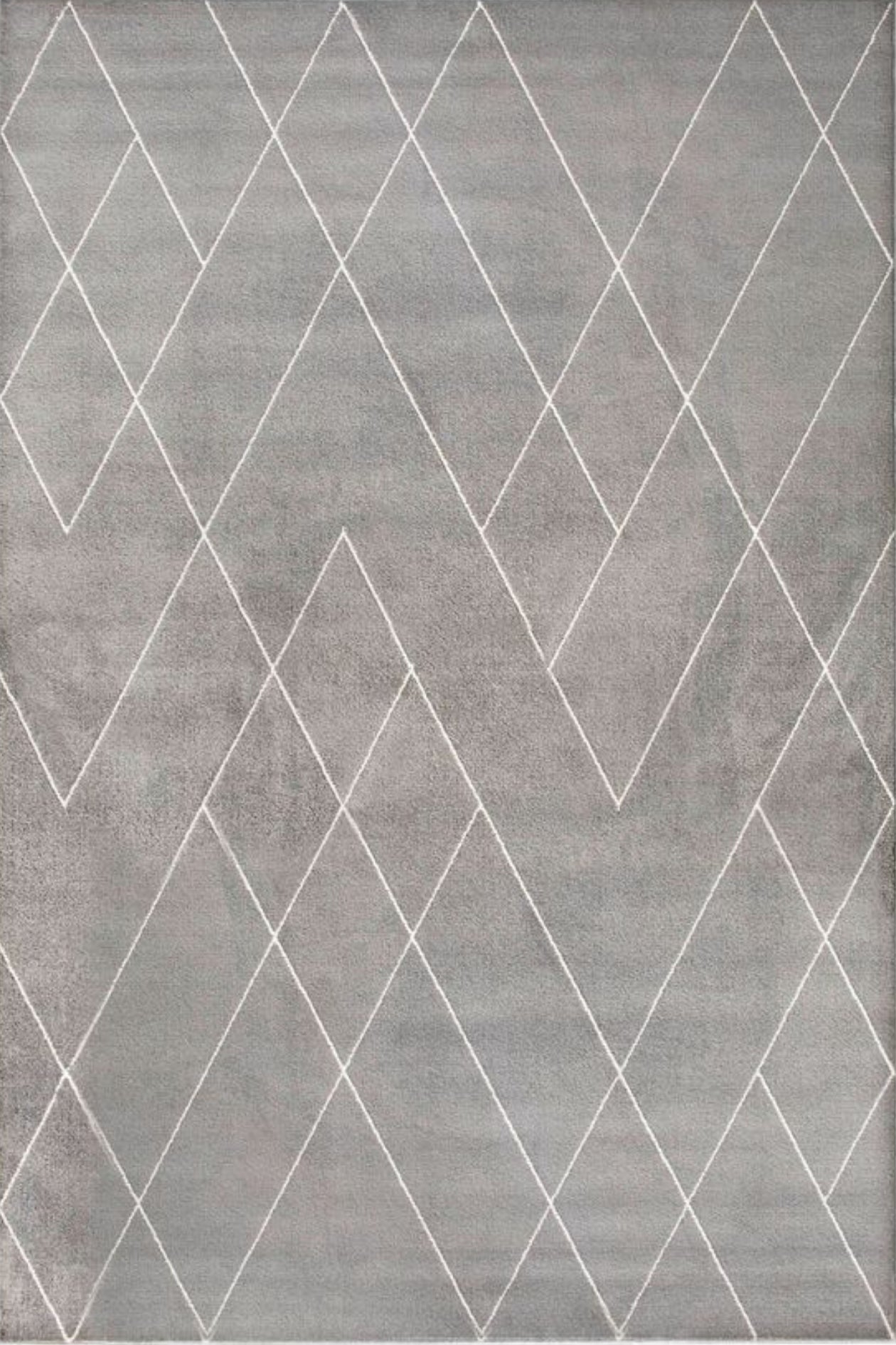 Frosted Grid Hand Tufted Rug