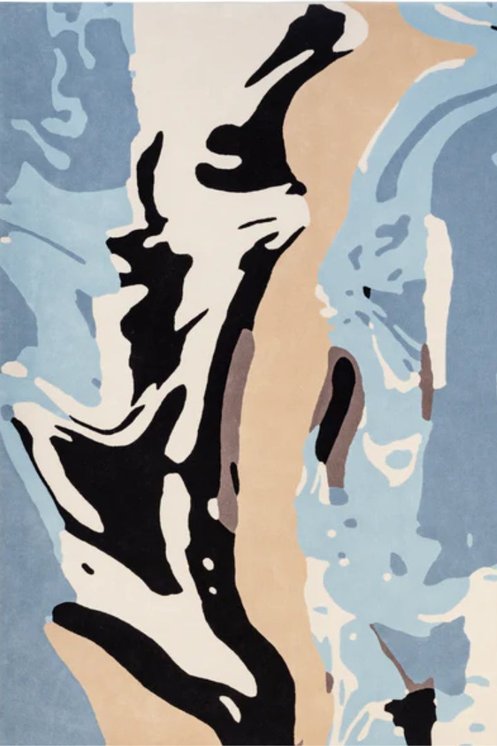 Bleu Brume Hand Tufted Rug