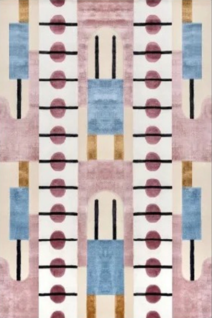 Blush Horizon Hand Tufted Rug