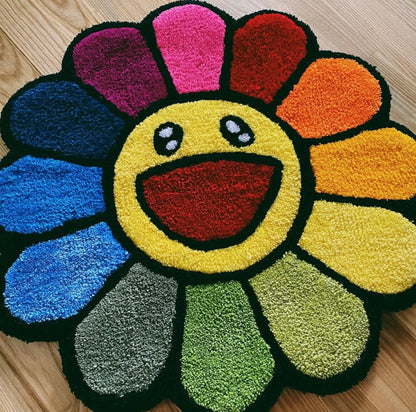 Murakami Flower Hand Tufted Rug
