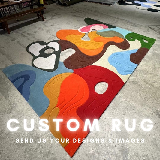 Custom Tufted Rugs | Anime, Logo (Send us your design)