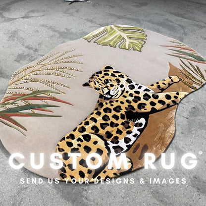 Custom Hand Tufted Rugs | Any Designs, Anime, Images, Logos (Send us your design)
