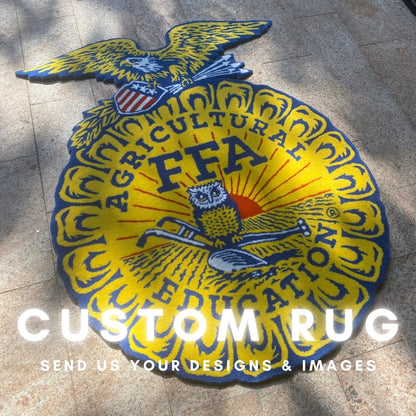Custom Tufted Rugs | Any Designs, Anime, Images, Logos (Send us your design)