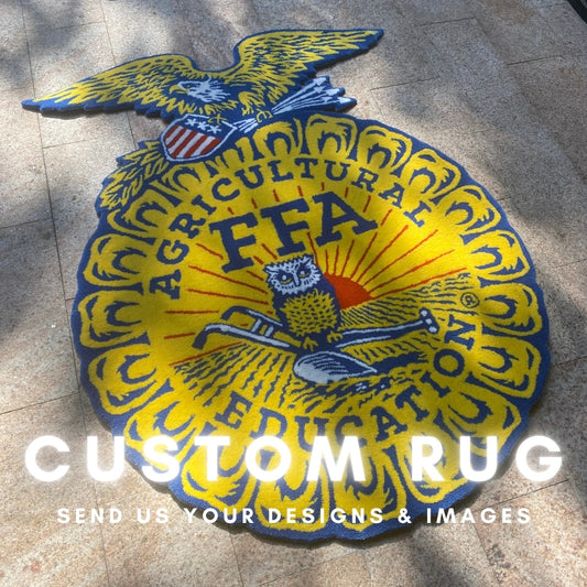 Custom Tufted Rugs | Any Designs, Anime, Images, Logos (Send us your design)