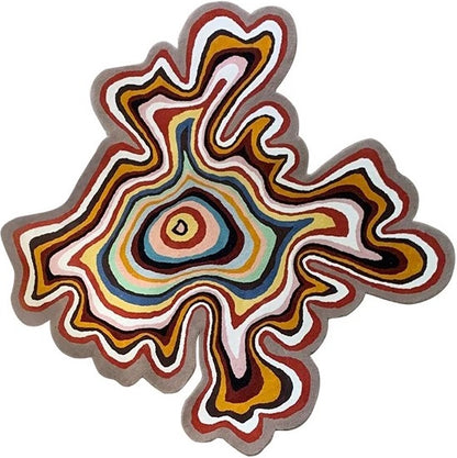 Neon Nautilus Hand Tufted Rug