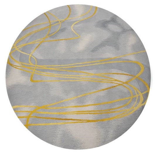 Bauhaus Gold Hand Tufted Rug