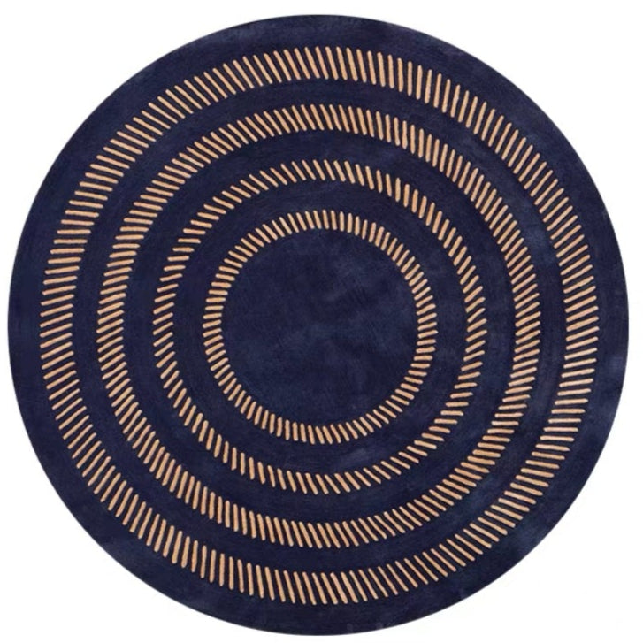 Nebula Rings Hand Tufted Rug