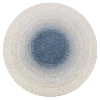 Bleu Blanc Hand Tufted Rug