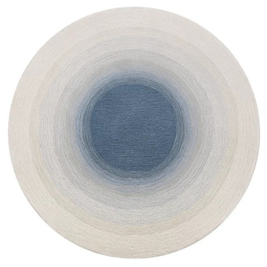 Bleu Blanc Hand Tufted Rug