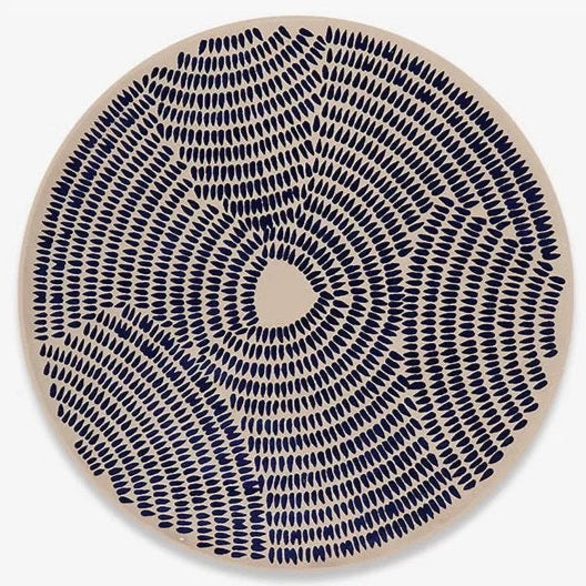 Marine Pixel Hand Tufted Rug