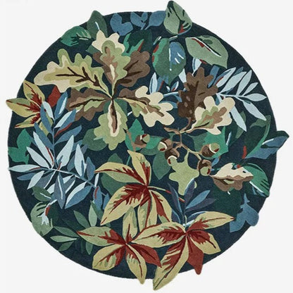 Leaf Party Hand Tufted Rug