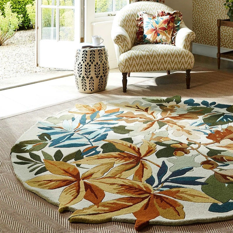 Leaf Party Hand Tufted Rug