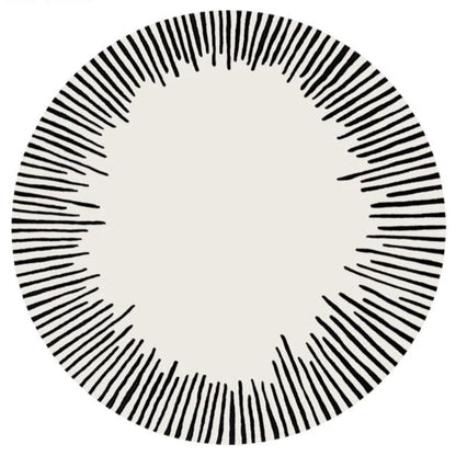 Minimalist Linear Hand Tufted Rug