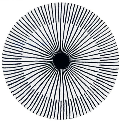 Bold Outline Hand Tufted Rug