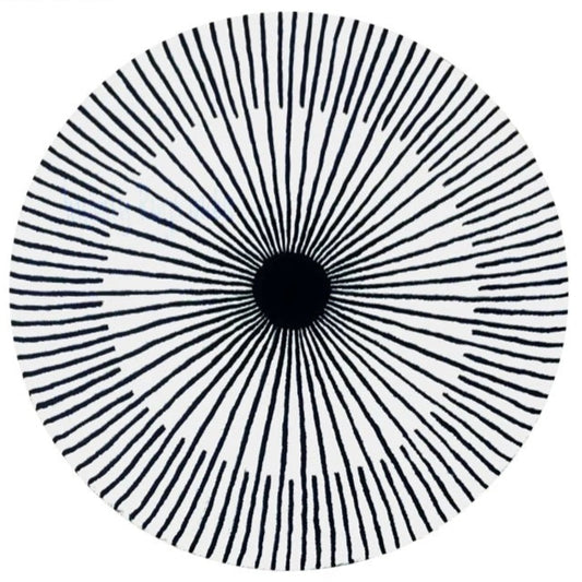 Bold Outline Hand Tufted Rug