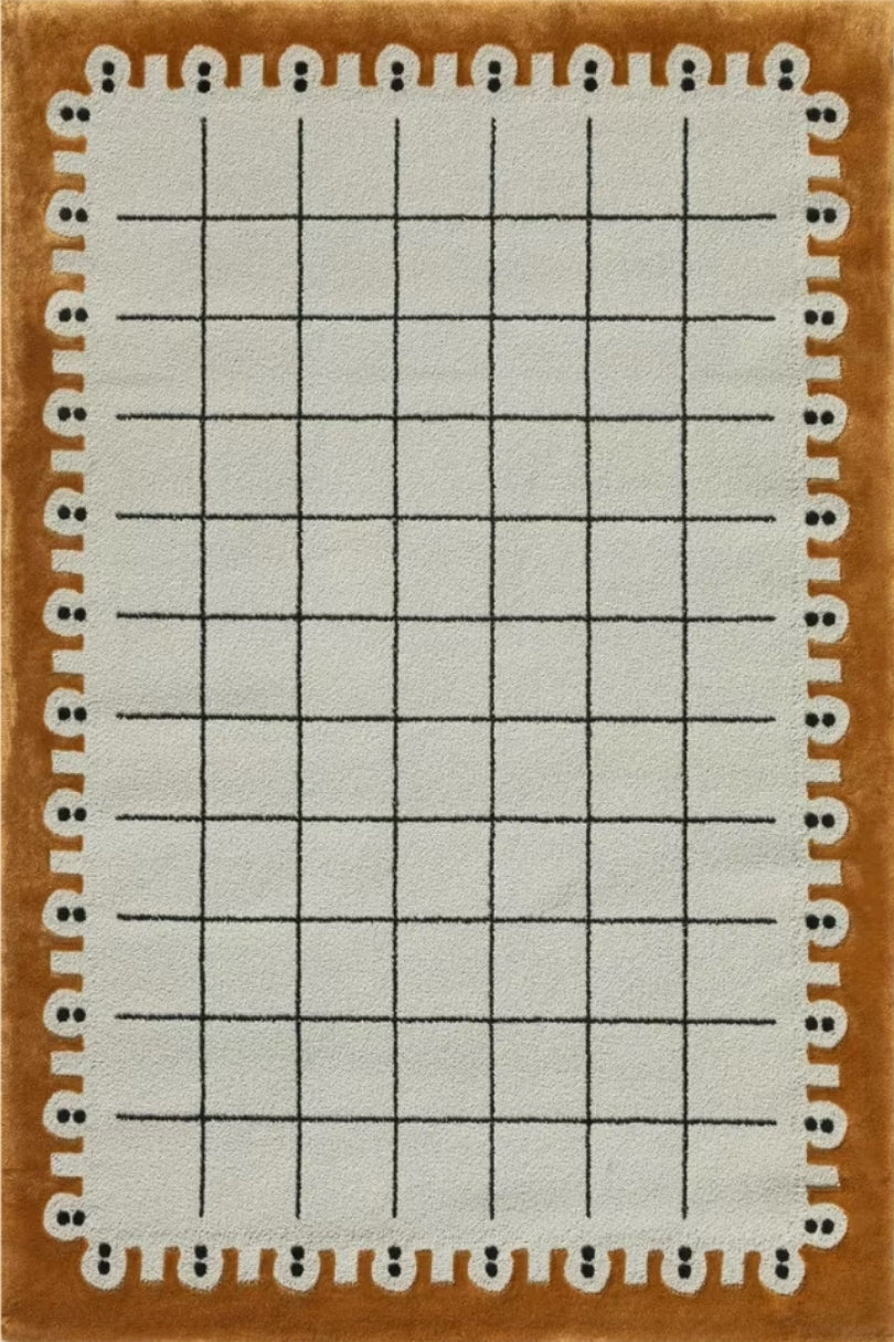 Hazel Gridline Hand Tufted Rug