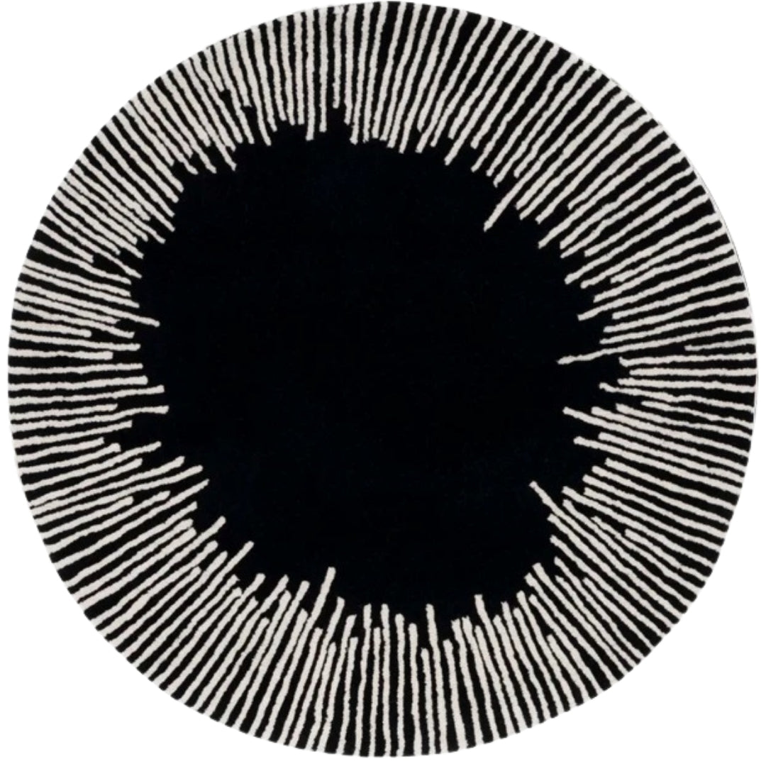 Minimalist Linear Hand Tufted Rug