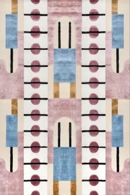 Blush Horizon Hand Tufted Rug