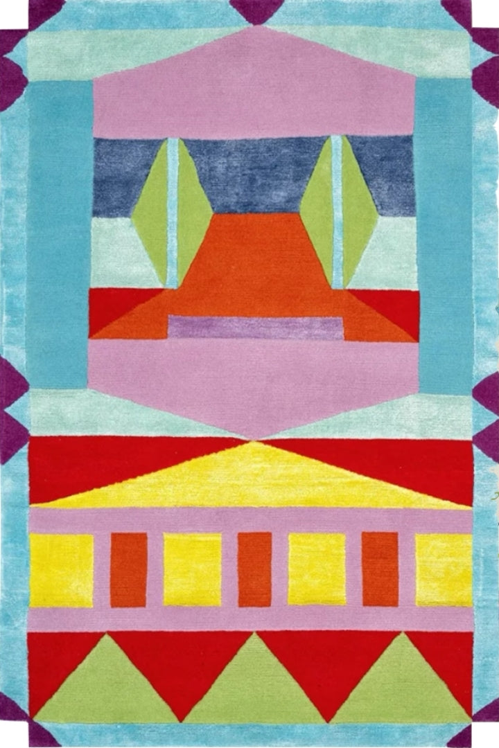 Neon Native Hand Tufted Rug