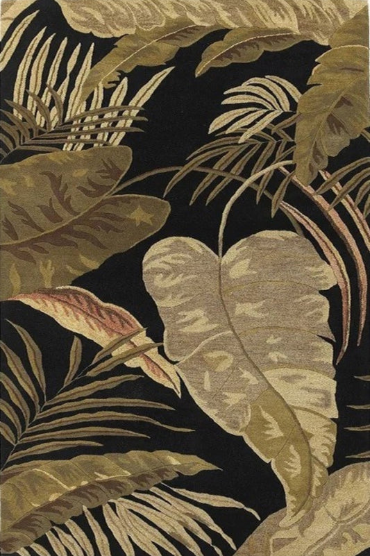 Midnight Jungle Hand Tufted Rug