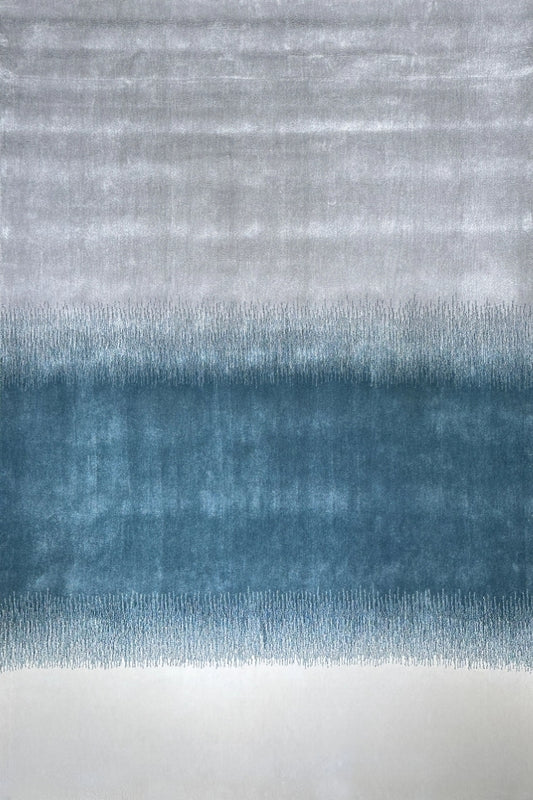 Sapphire Trench Hand Tufted Rug