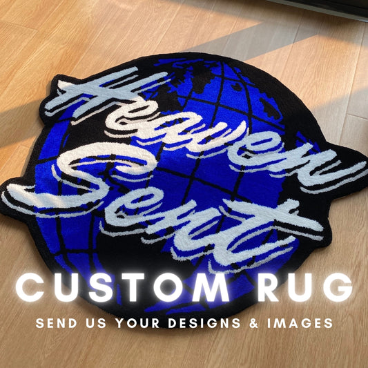 Custom Tufted Rugs | Any Designs, Anime, Images, Logos (Send us your design)